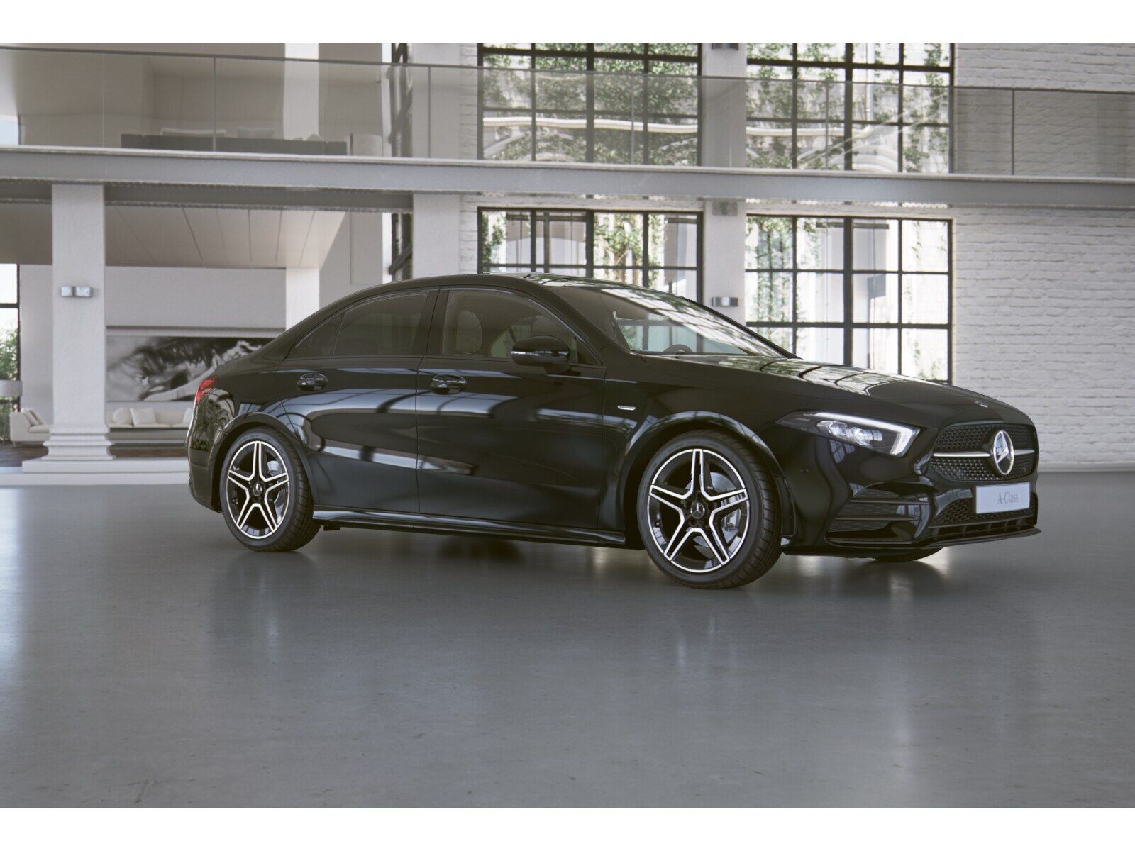 Mercedes-Benz A 200 2021 г. Чёрный, пробег 50000 км