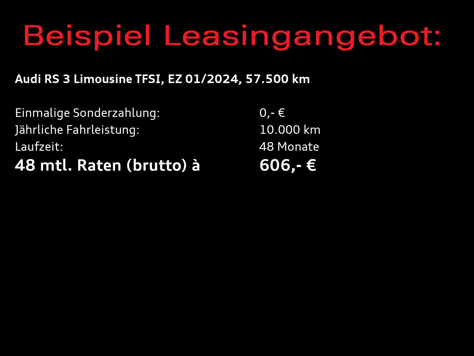 Audi RS3 2024 г. Белый, пробег 57500 км