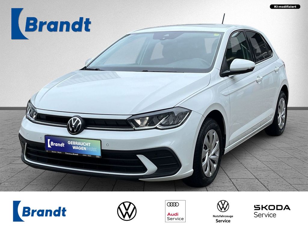 Volkswagen Polo 2023 г. Белый, пробег 59500 км
