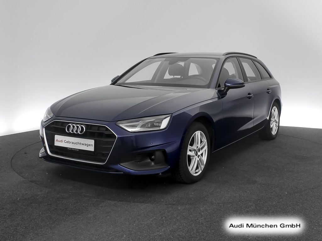 Audi A4 2023 г. Синий, пробег 35862 км