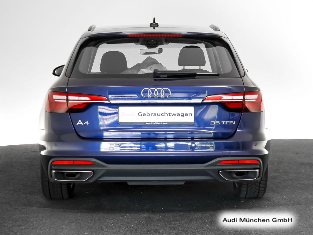 Audi A4 2023 г. Синий, пробег 35862 км
