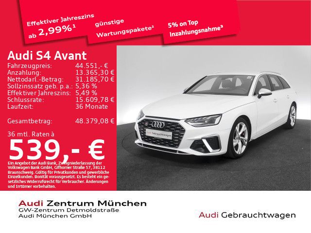 Audi S4 2024 г. Белый, пробег 22020 км