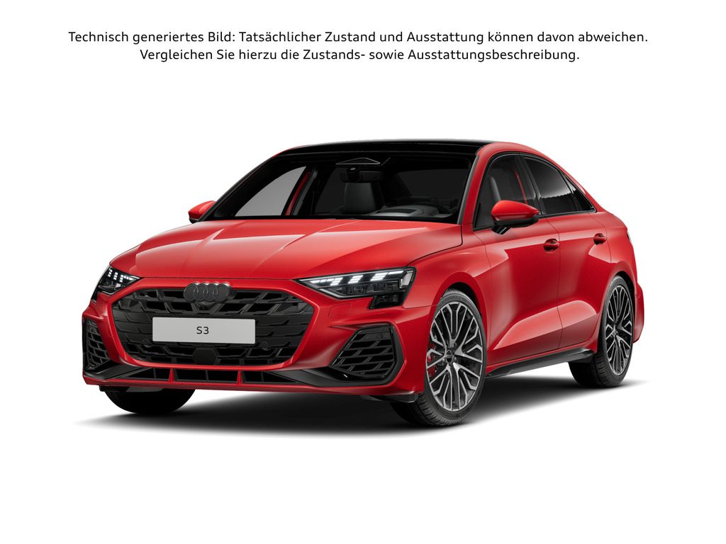 Audi S3 2025 г. Красный, пробег 3171 км