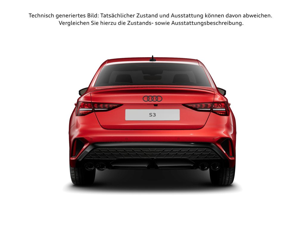 Audi S3 2025 г. Красный, пробег 3171 км