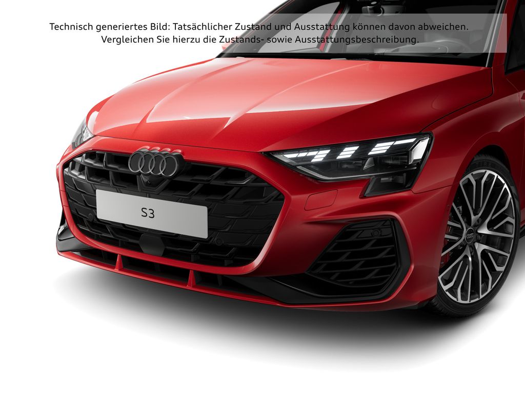 Audi S3 2025 г. Красный, пробег 3171 км