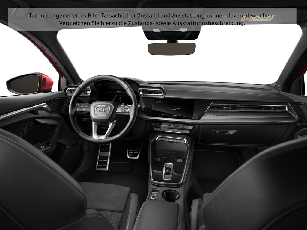 Audi S3 2025 г. Красный, пробег 3171 км