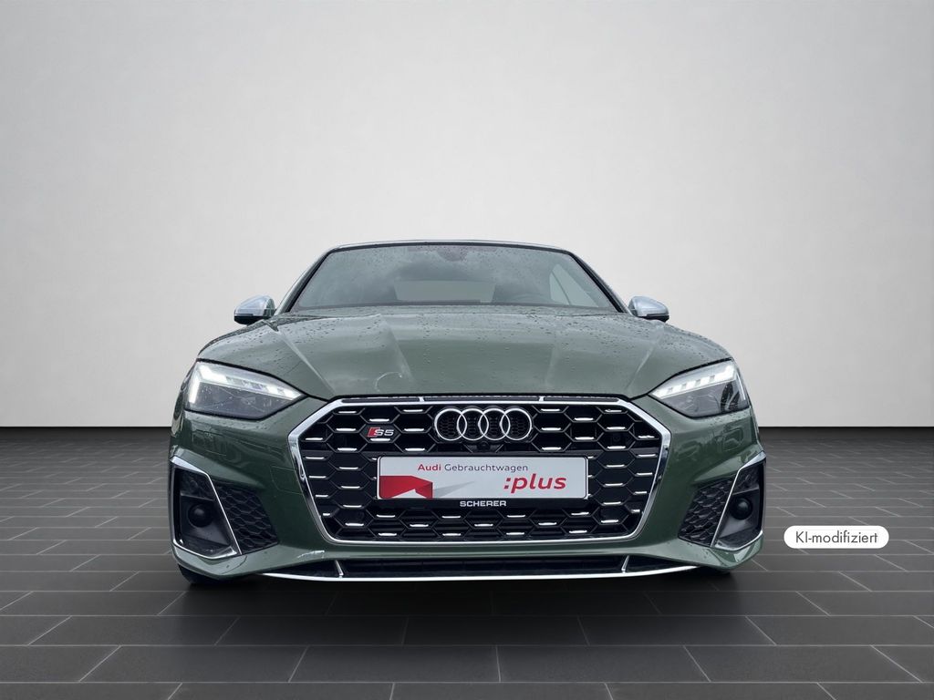 Audi S5 2023 г. Зелёный, пробег 38493 км