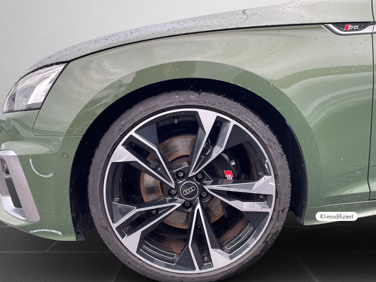 Audi S5 2023 г. Зелёный, пробег 38493 км
