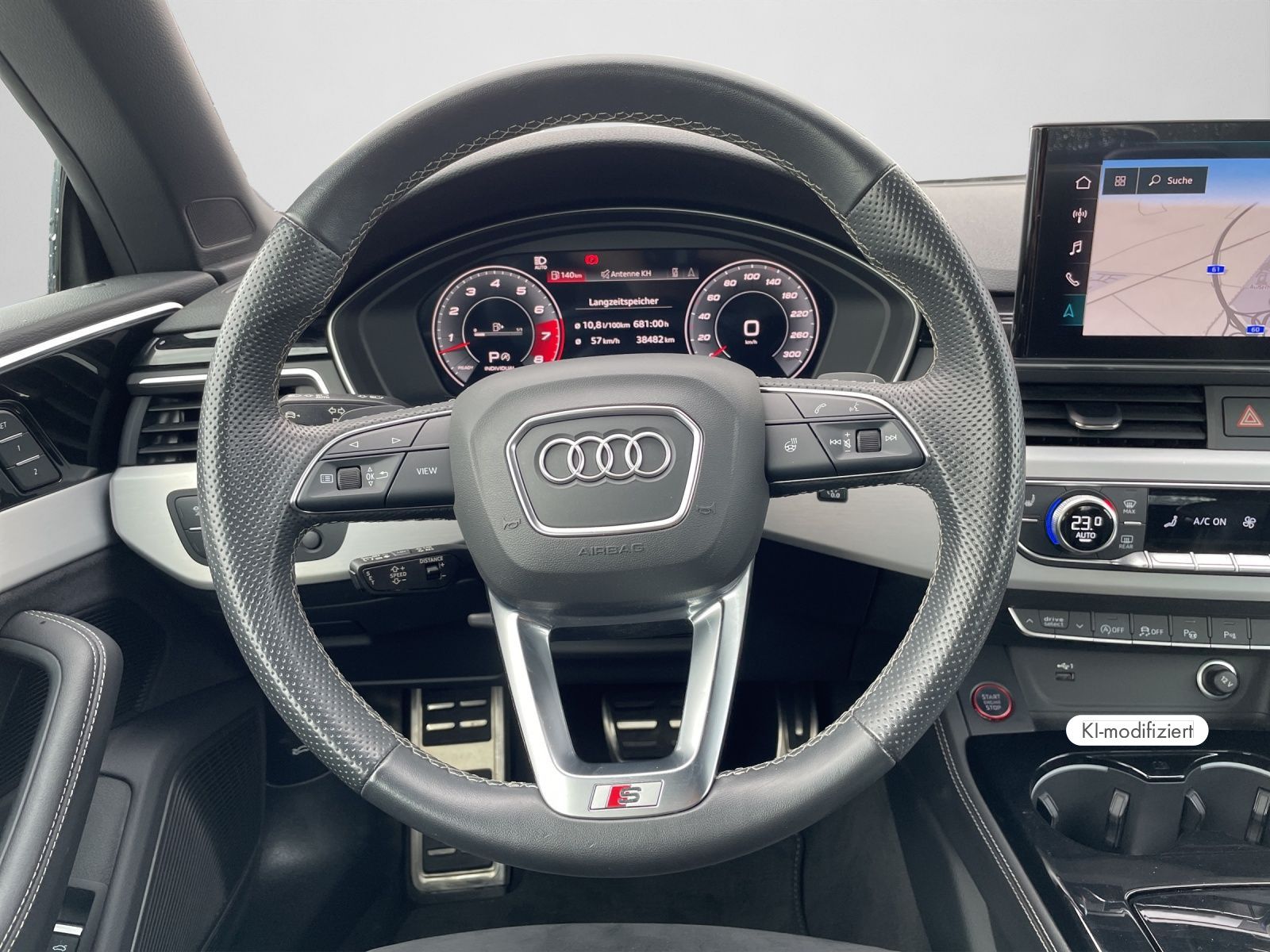 Audi S5 2023 г. Зелёный, пробег 38493 км