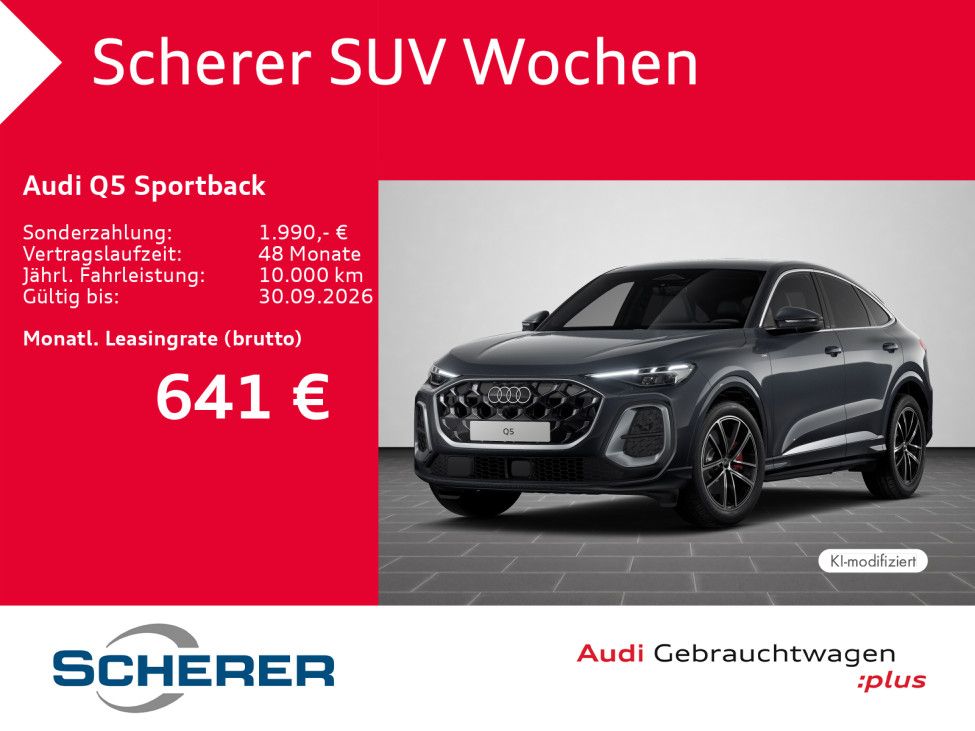 Audi Q5 2025 г. Серый, пробег 17213 км