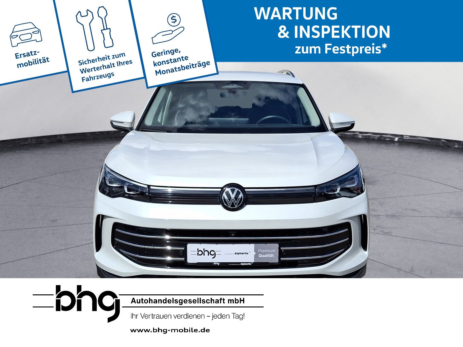 Volkswagen Tiguan 2026 г. Белый, пробег 11244 км
