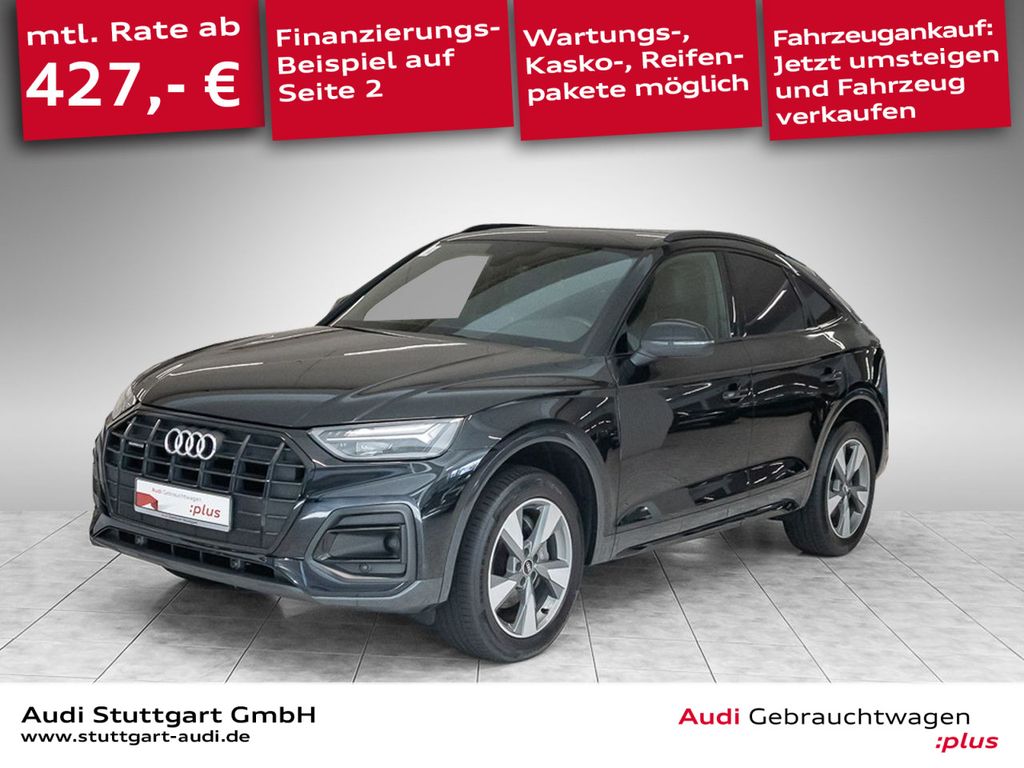 Audi Q5 2022 г. Чёрный, пробег 53067 км