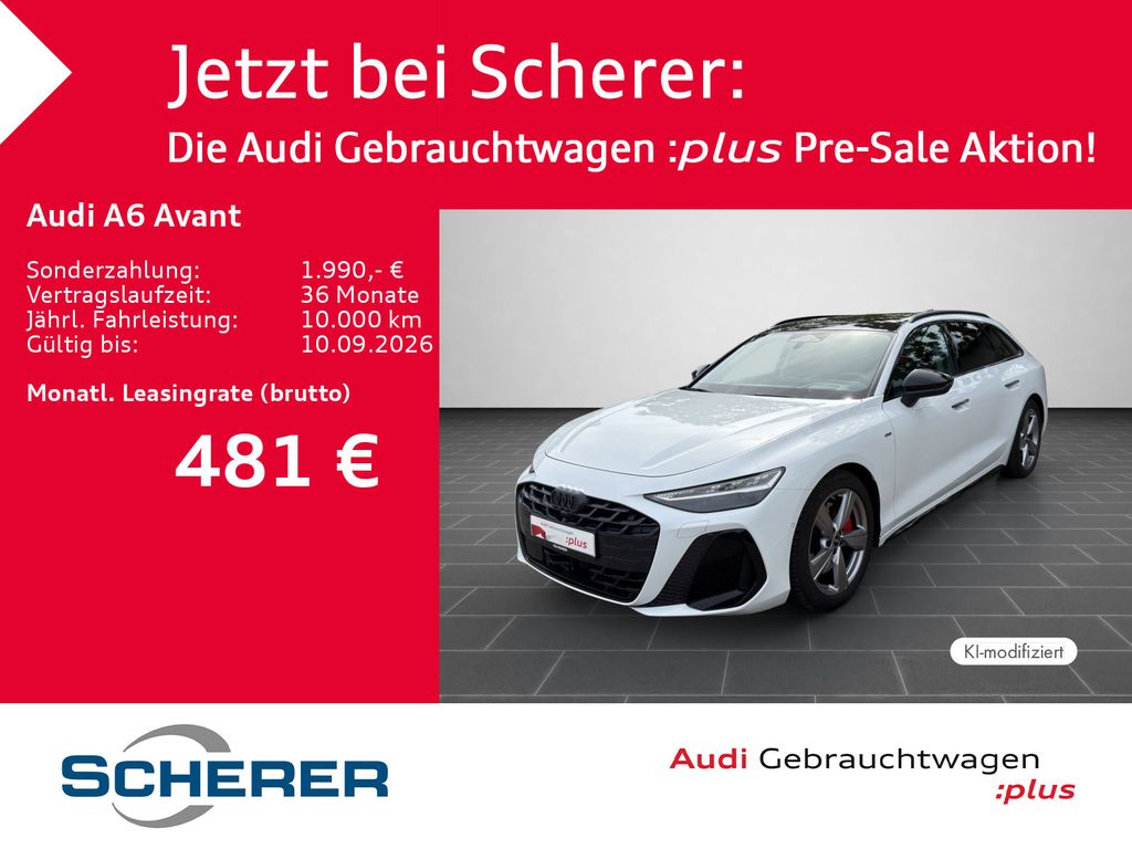 Audi A6 2026 г. Белый, пробег 29242 км