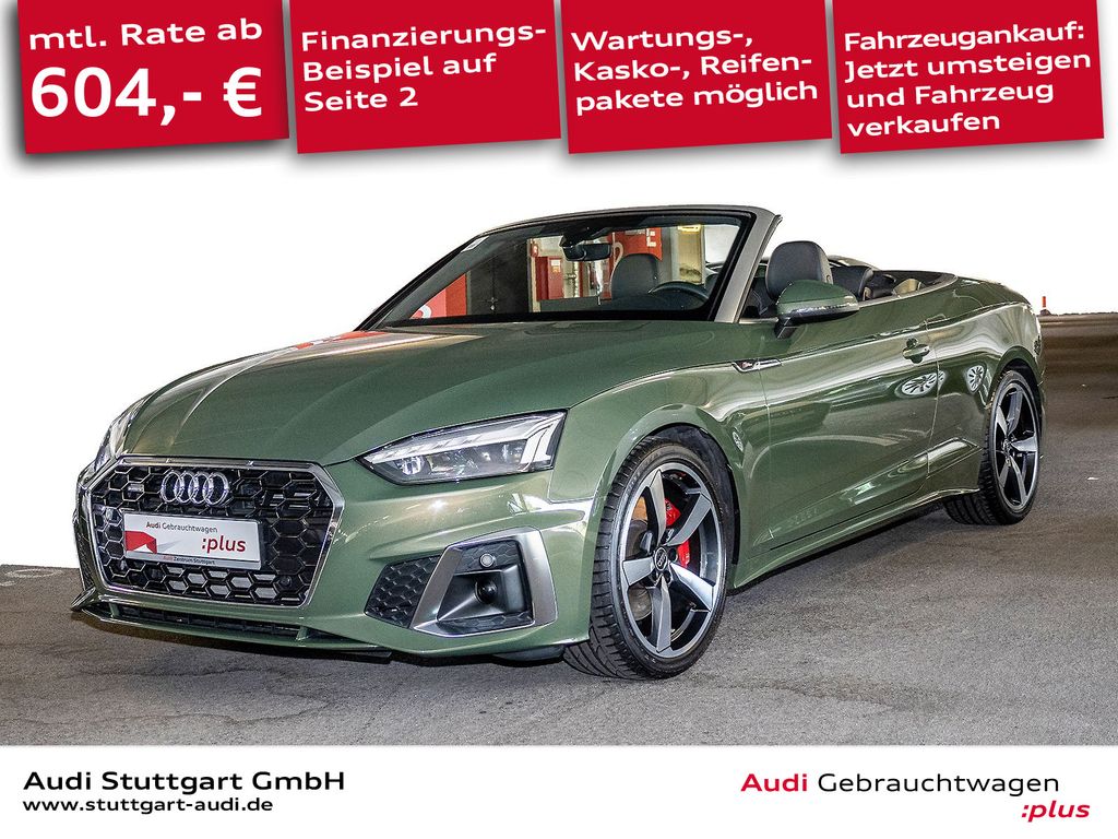 Audi A5 2023 г. Зелёный, пробег 28354 км