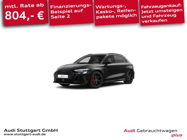 Audi RS3 2023 г. Чёрный, пробег 53419 км