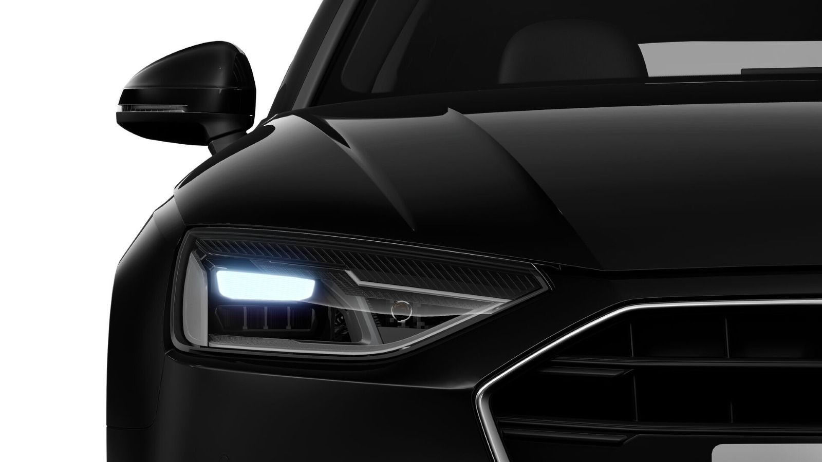 Audi A4 2023 г. Чёрный, пробег 20630 км