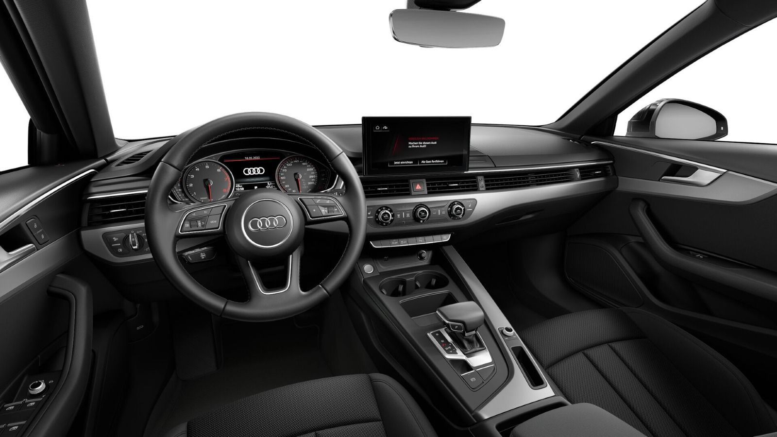 Audi A4 2023 г. Чёрный, пробег 20630 км