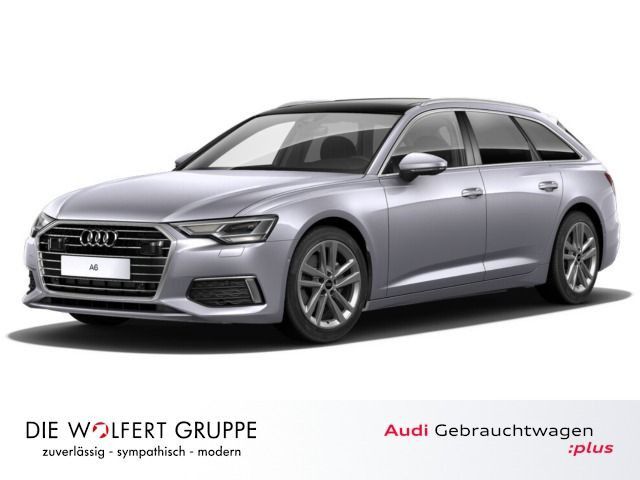 Audi A6 2022 г. Серебристый, пробег 52829 км