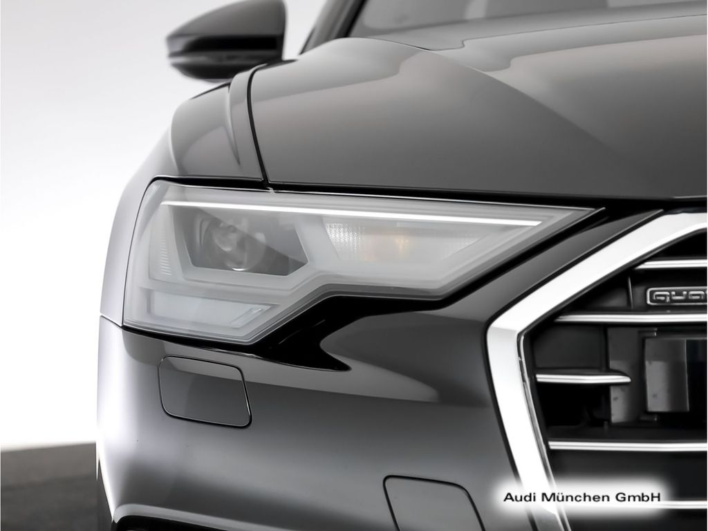 Audi A6 2023 г. Чёрный, пробег 55657 км