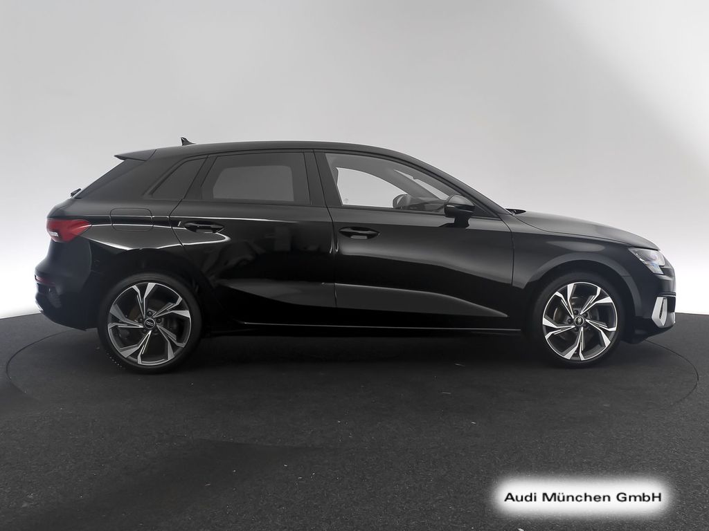 Audi A3 2024 г. Чёрный, пробег 29545 км