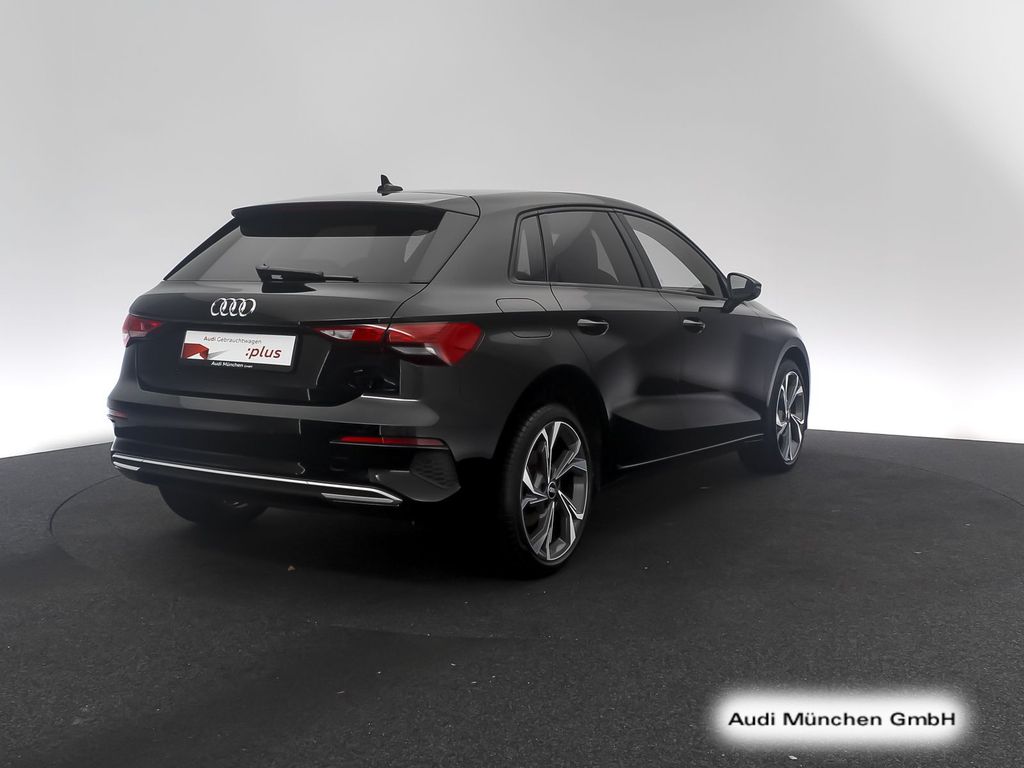 Audi A3 2024 г. Чёрный, пробег 29545 км