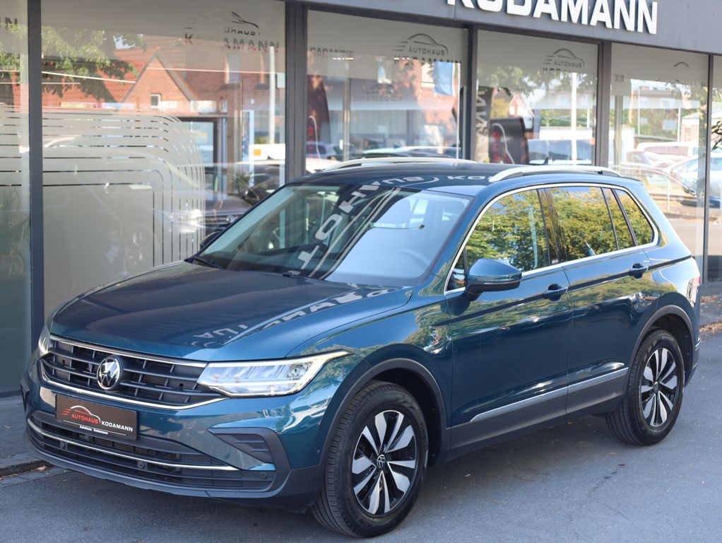 Volkswagen Tiguan 2024 г. Синий, пробег 46765 км