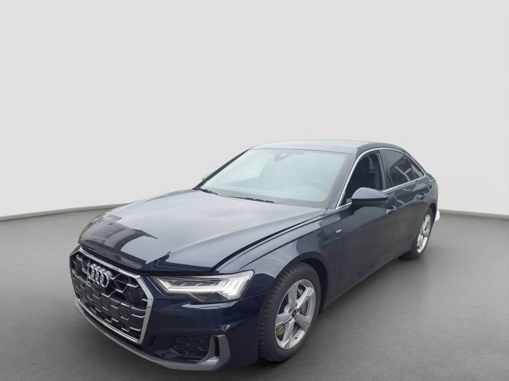 Audi A6 2024 г. Синий, пробег 17300 км
