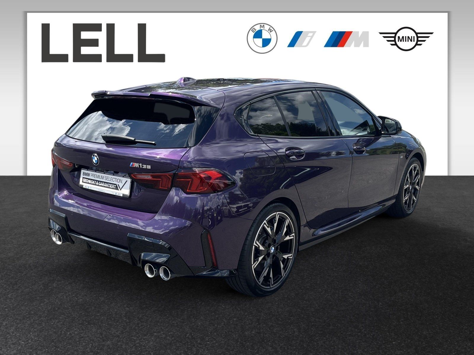 BMW M135 2025 г. Фиолетовый, пробег 17805 км