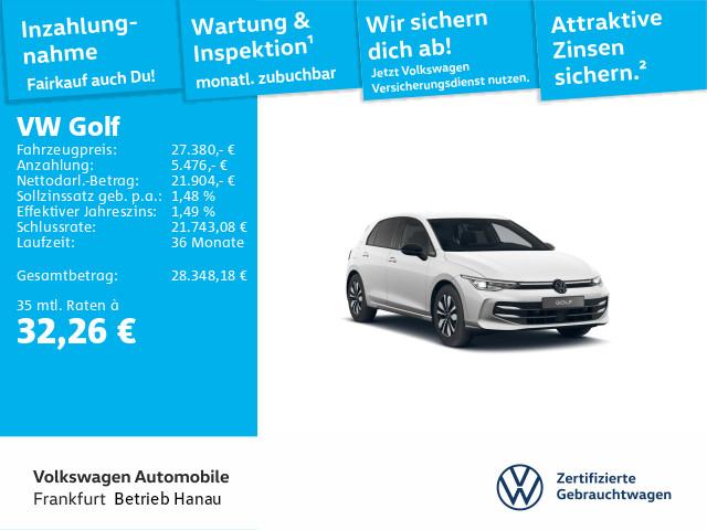 Volkswagen Golf 2025 г. Белый, пробег 25173 км