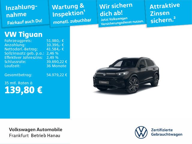Volkswagen Tiguan 2025 г. Чёрный, пробег 5843 км