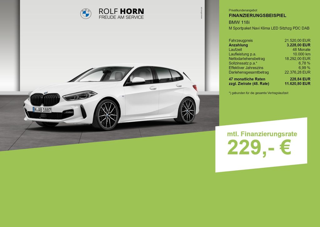 BMW 118 2022 г. Белый, пробег 56104 км