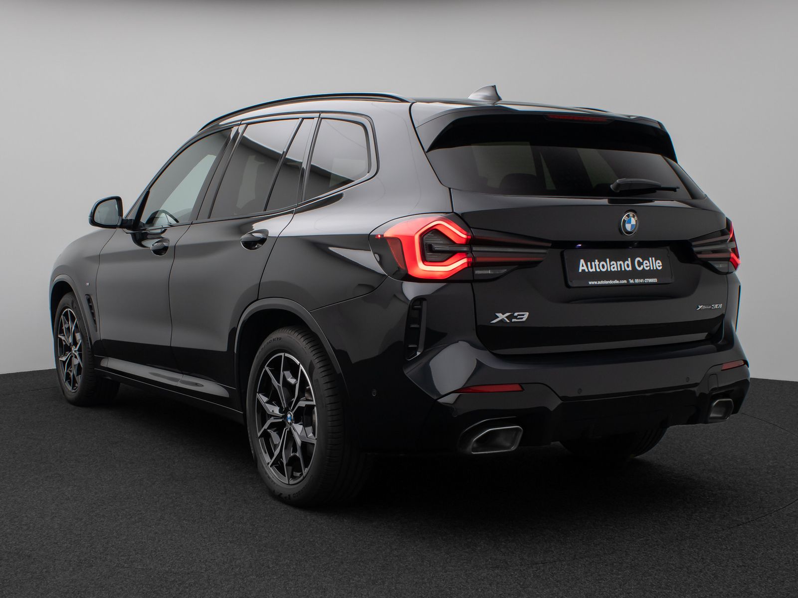BMW X3 2023 г. Чёрный, пробег 55484 км