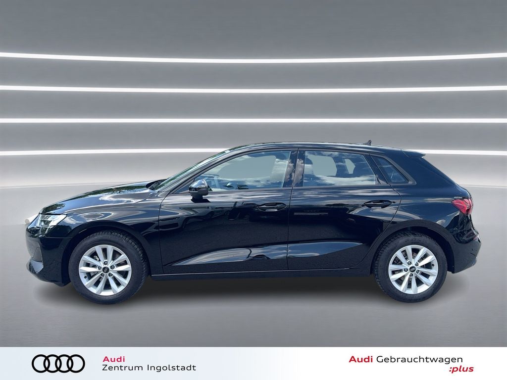 Audi A3 2025 г. Чёрный, пробег 31424 км