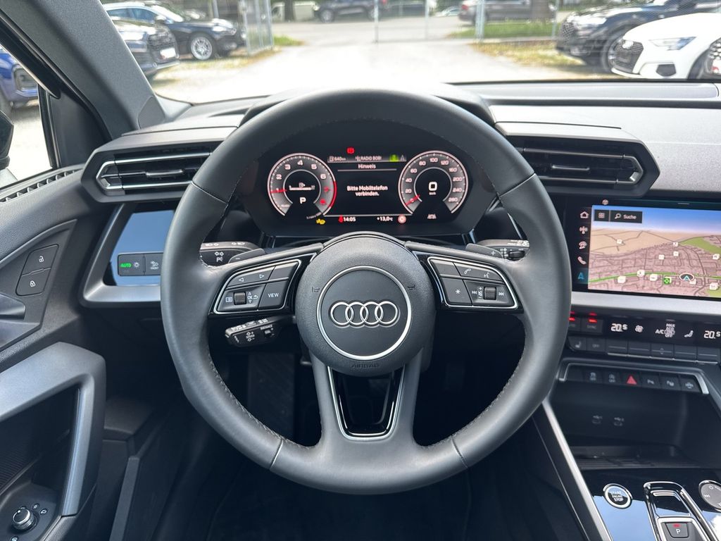 Audi A3 2025 г. Чёрный, пробег 31424 км