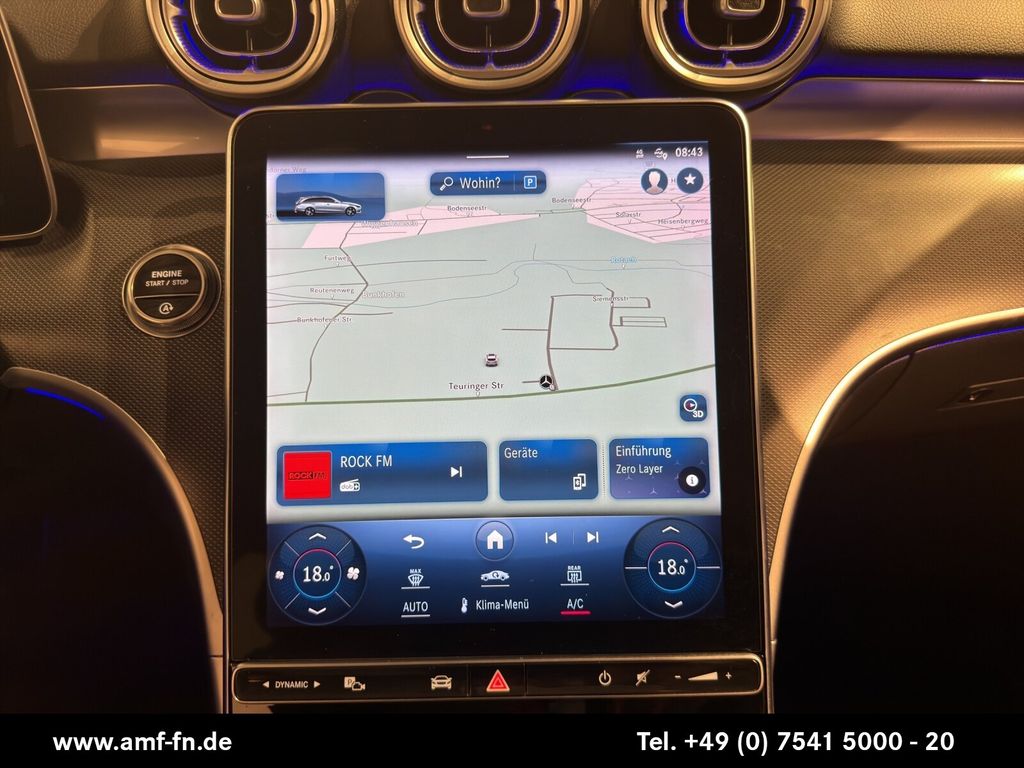 Mercedes-Benz C 180 2023 г. Серый, пробег 46500 км