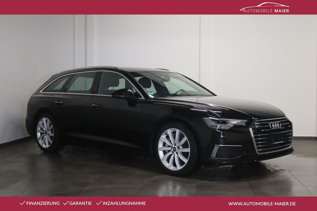 Audi A6 2023 г. Чёрный, пробег 45100 км