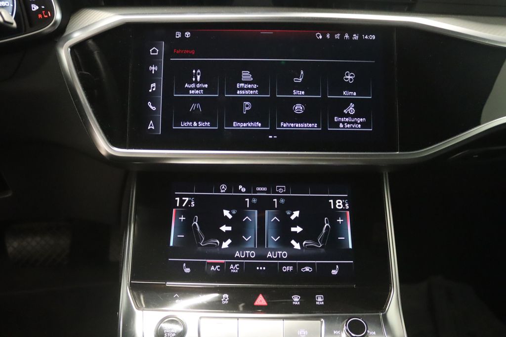 Audi A6 2023 г. Чёрный, пробег 45100 км
