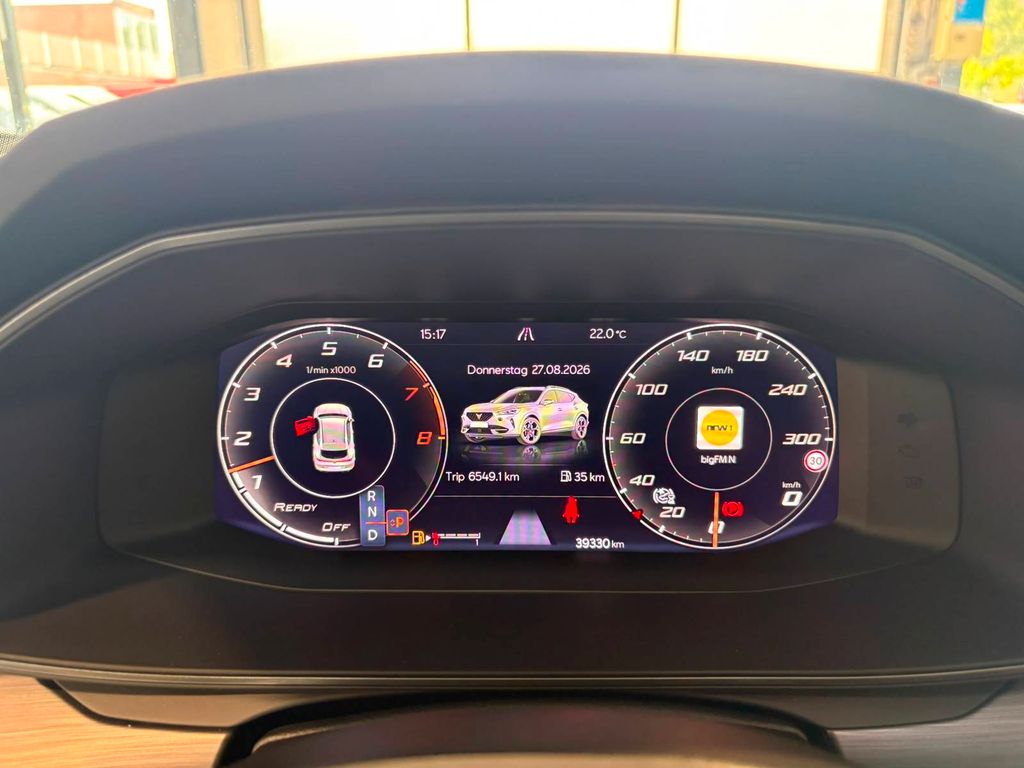 Cupra Formentor 2022 г. Серый, пробег 39330 км