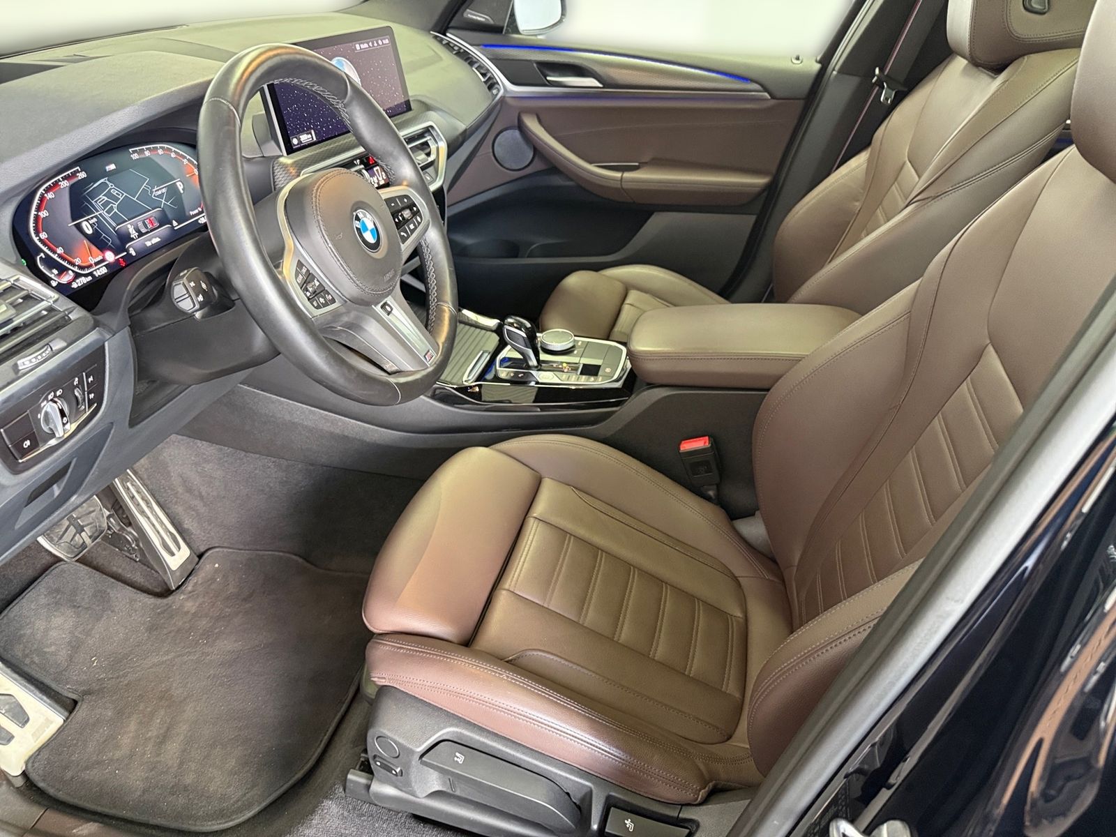 BMW X3 2023 г. Чёрный, пробег 54400 км