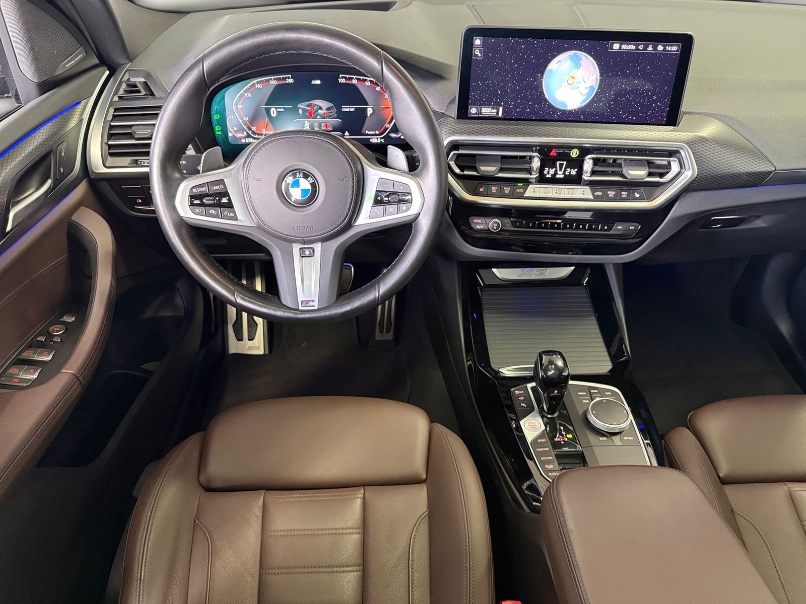 BMW X3 2023 г. Чёрный, пробег 54400 км