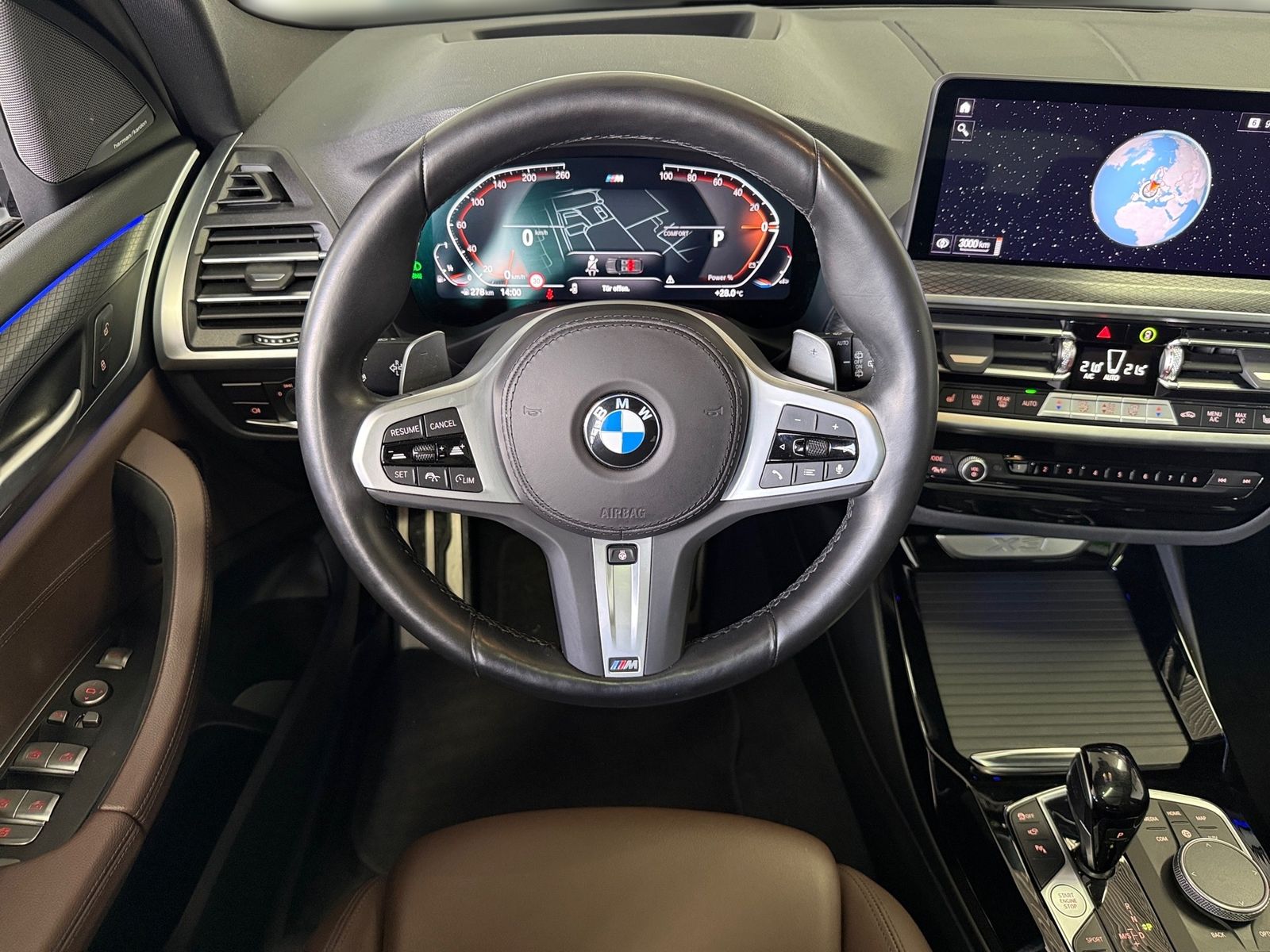 BMW X3 2023 г. Чёрный, пробег 54400 км