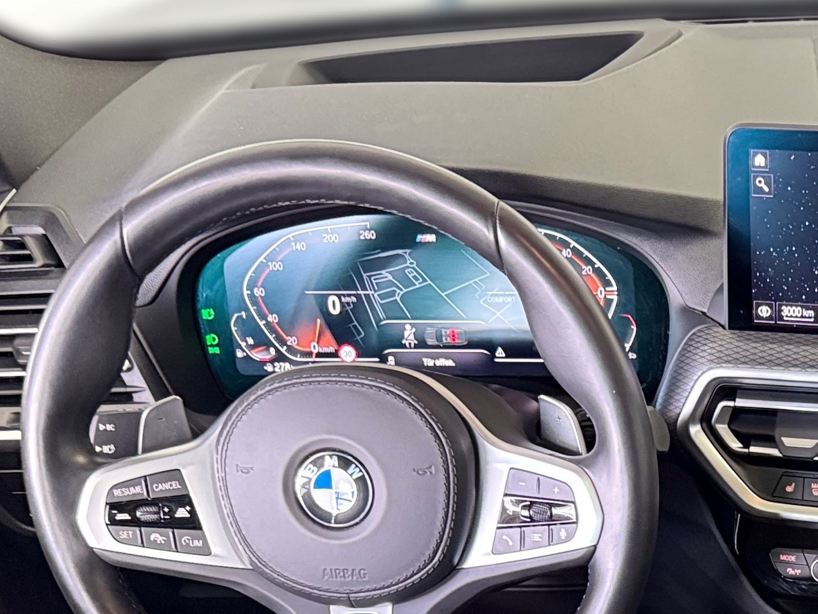 BMW X3 2023 г. Чёрный, пробег 54400 км