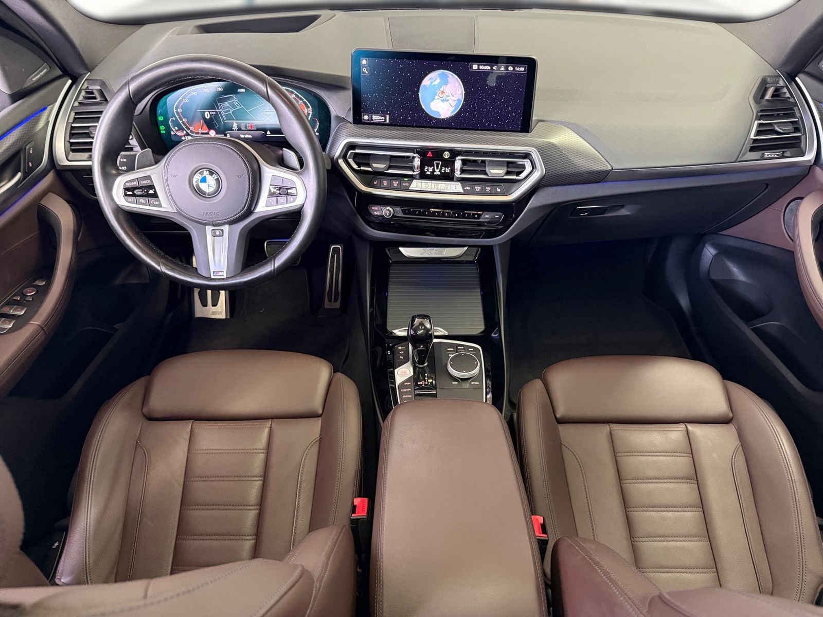 BMW X3 2023 г. Чёрный, пробег 54400 км