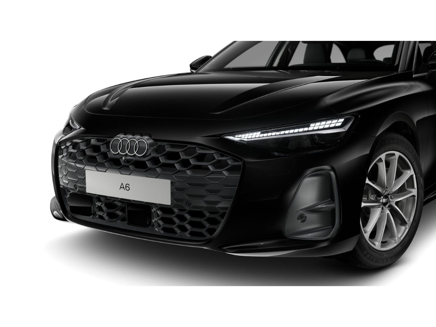 Audi A6 2025 г. Чёрный, пробег 17880 км
