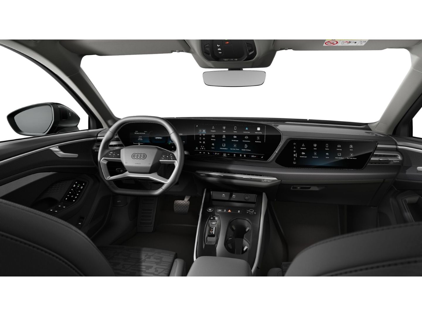 Audi A6 2025 г. Чёрный, пробег 17880 км