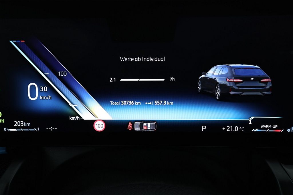 BMW 540 2025 г. Чёрный, пробег 30734 км
