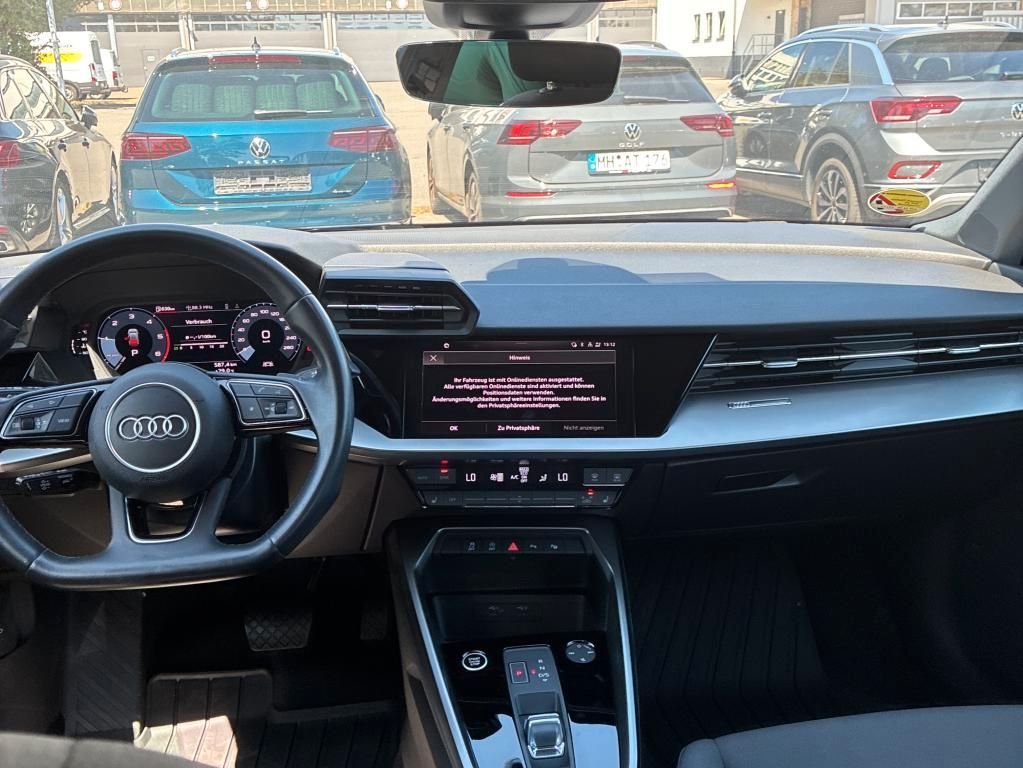 Audi A3 2022 г. Чёрный, пробег 43250 км