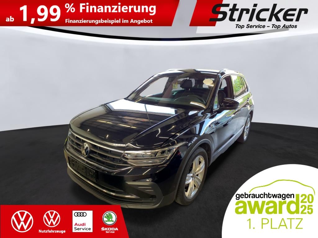 Volkswagen Tiguan 2022 г. Чёрный, пробег 47881 км