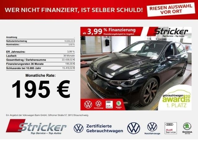 Volkswagen Golf 2024 г. Чёрный, пробег 20900 км