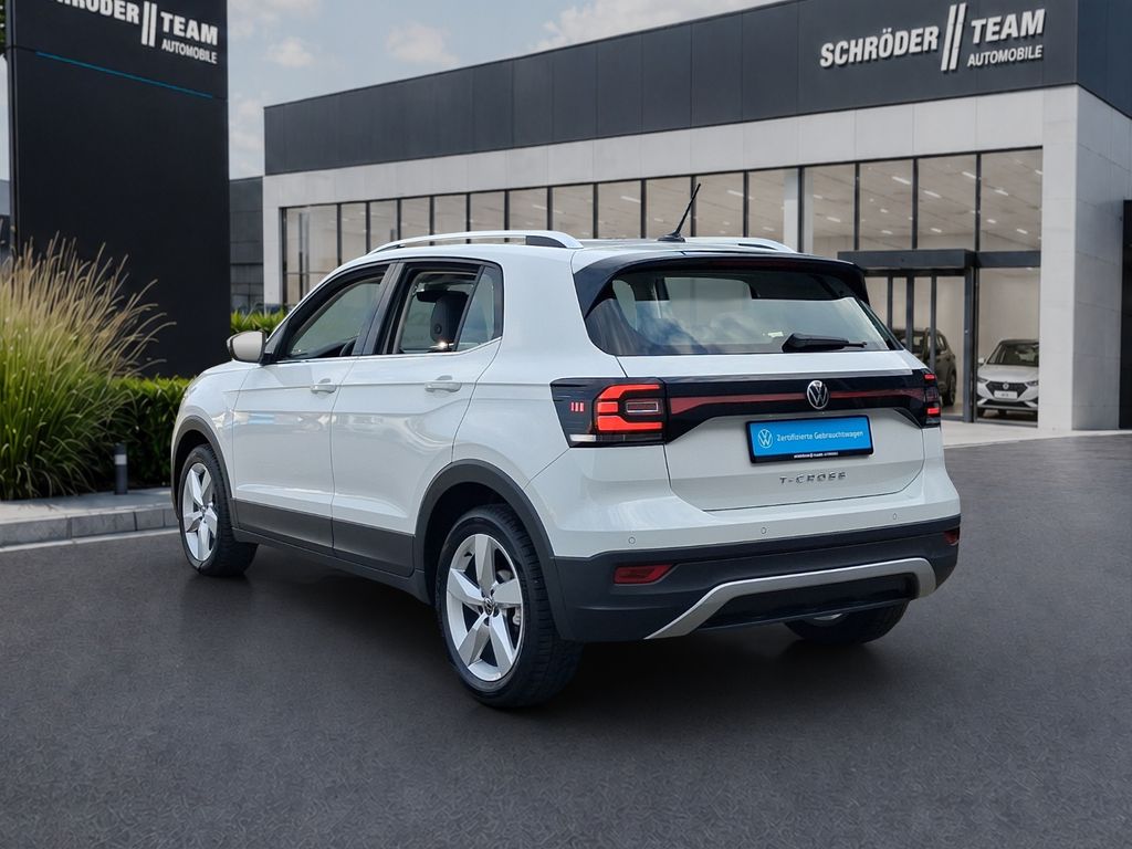 Volkswagen T-Cross 2023 г. Белый, пробег 45456 км